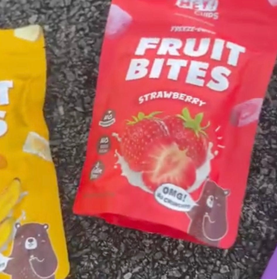 Customer photo review of Strawberry Fruit Bites (20g)