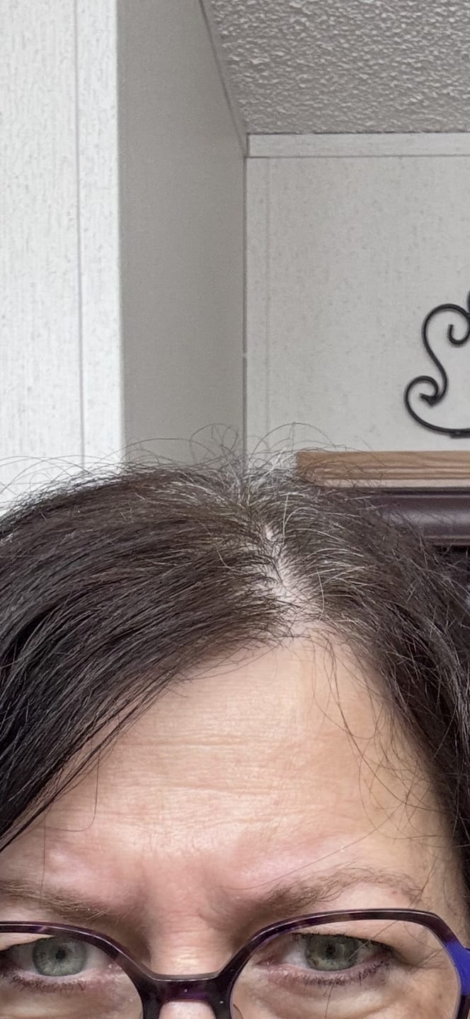Customer photo review of Instant Dye Shampoo
