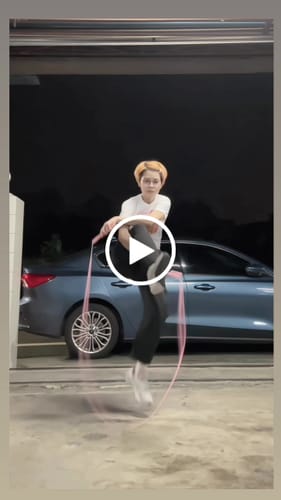 Customer video review of 長柄節拍跳繩系列