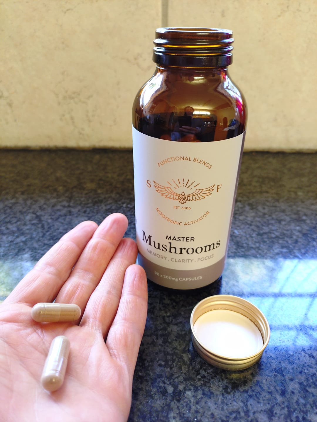 Customer photo review of Master Mushrooms (Powder & Capsules)