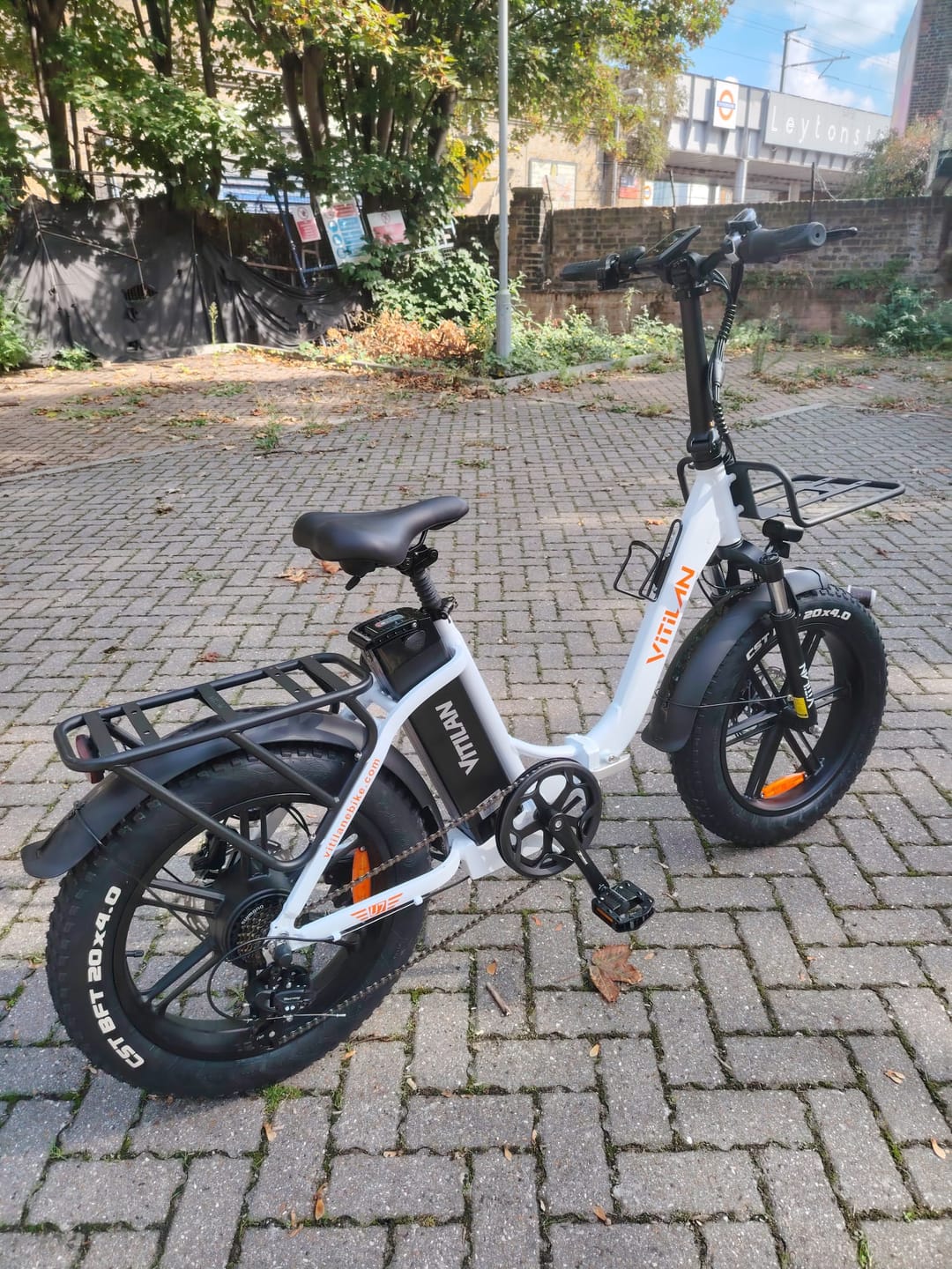 Customer photo review of U7 Step-thru Foldable Fat Tire Electric Bike