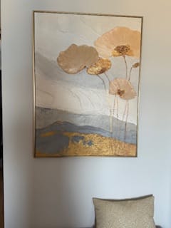Customer review photo for Plaster Art Texture Painting #SG481
