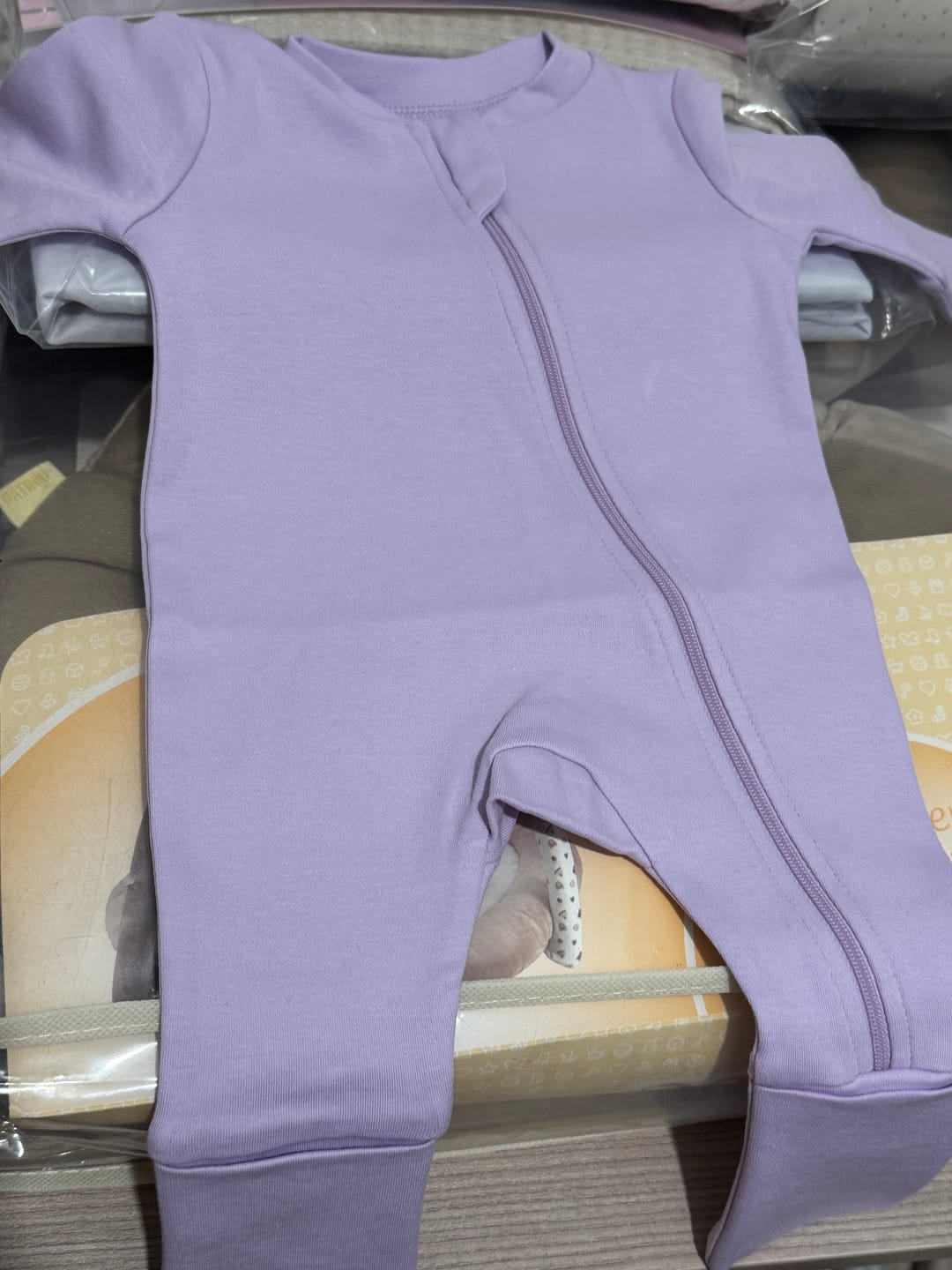 Customer photo review of Cloudy Schlafanzug - Purple
