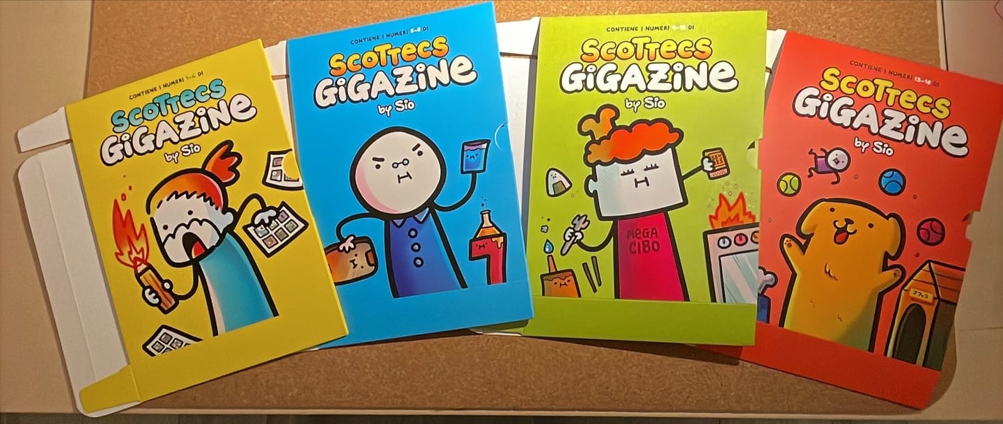 Customer photo review of SCOTTECS GIGAZINE - BUNDLE COFANETTI 1-4 VUOTI