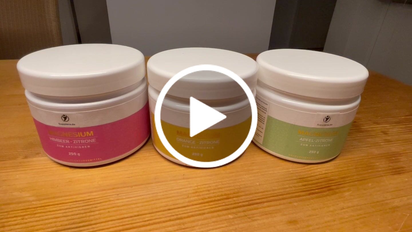 Customer video review of Ionisches Magnesium **Himbeer-Zitrone** 250g Dose