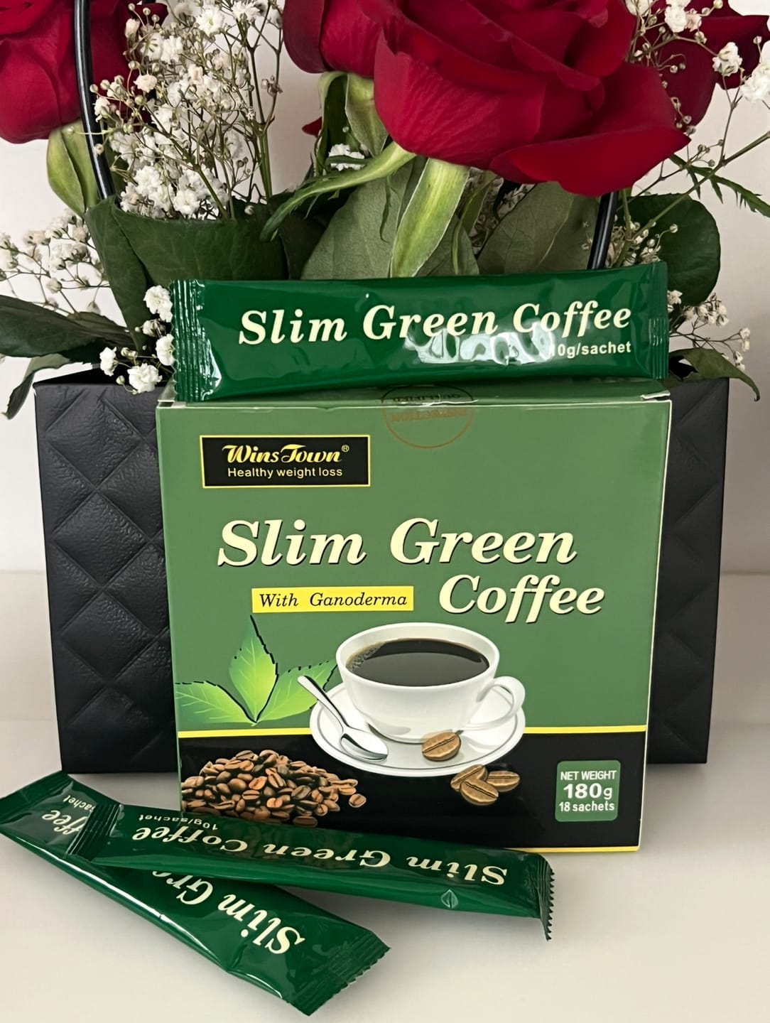Customer photo review of Slim green coffee - 18 sachets