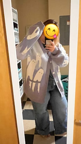 Customer photo review of Nightcrawlers Cardigan