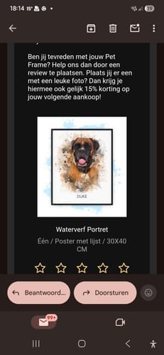 Customer photo review of Waterverf Portret