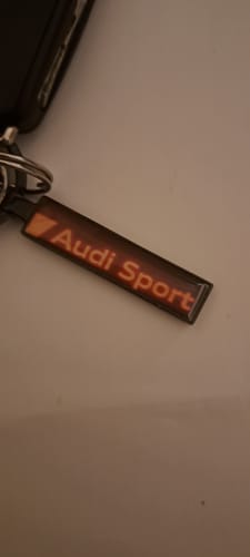 Customer photo review of Kennzeichen Schlüsselanhänger Mini Nummernschild Metall