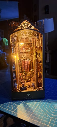 Customer photo review of William Castle DIY Book Nook Kit