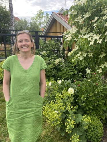 Customer photo review of Leinenkleid Goldenrod, Foliage Green