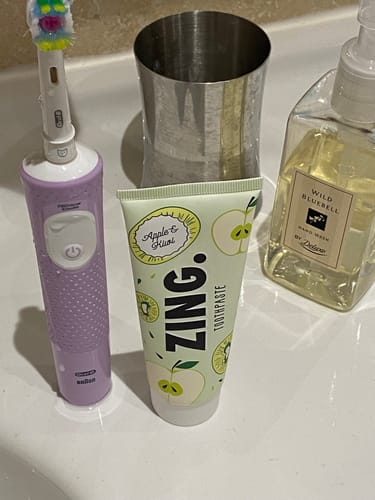 Customer photo review of Bestseller Duo (Peach + Apple & Kiwi)