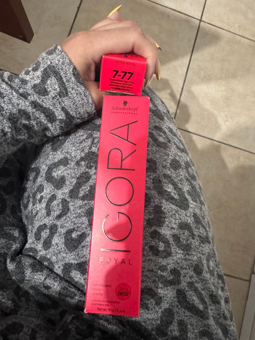 Customer photo review of IGORA ROYAL - Coloración Permanente - 60ml