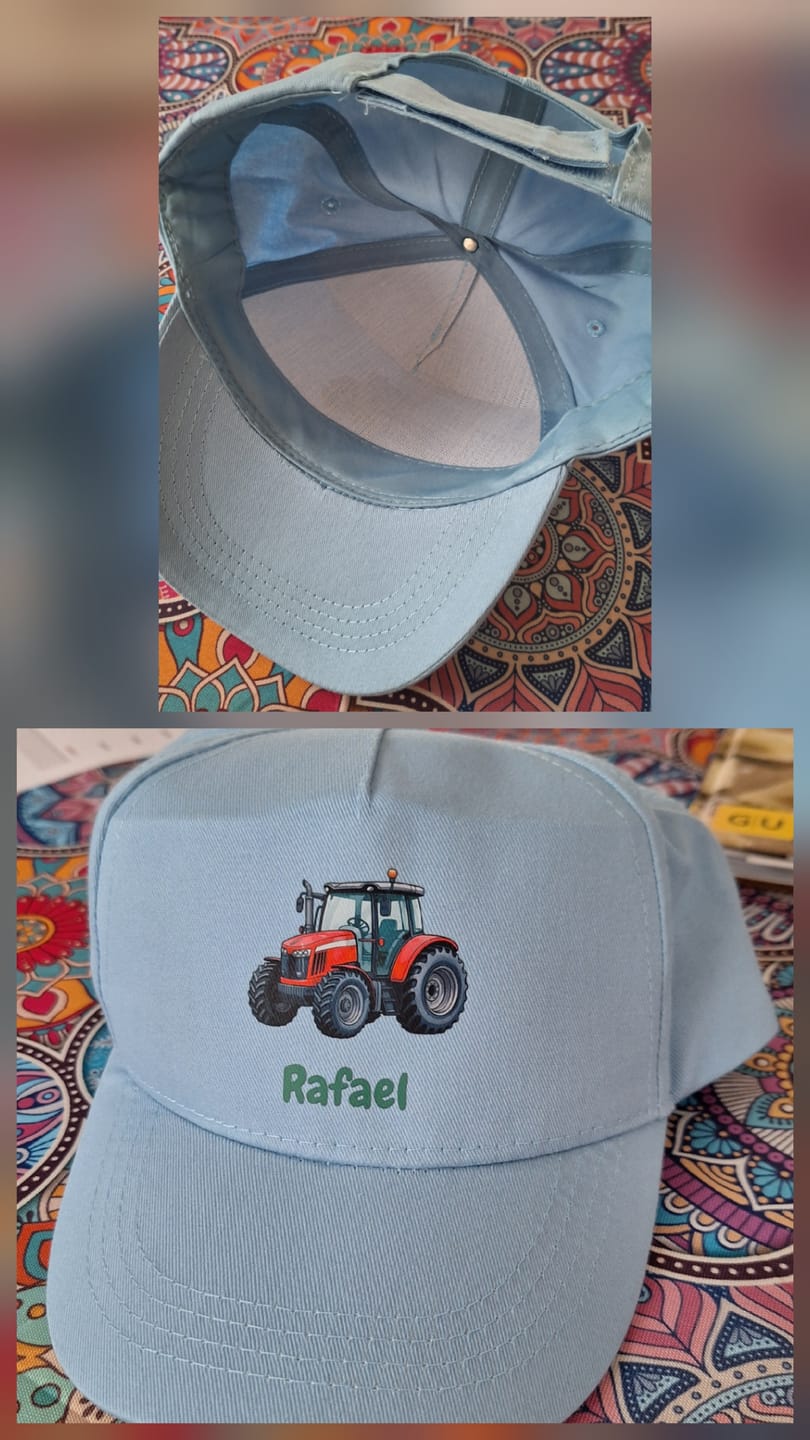Customer photo review of Kinder Kappe Traktor