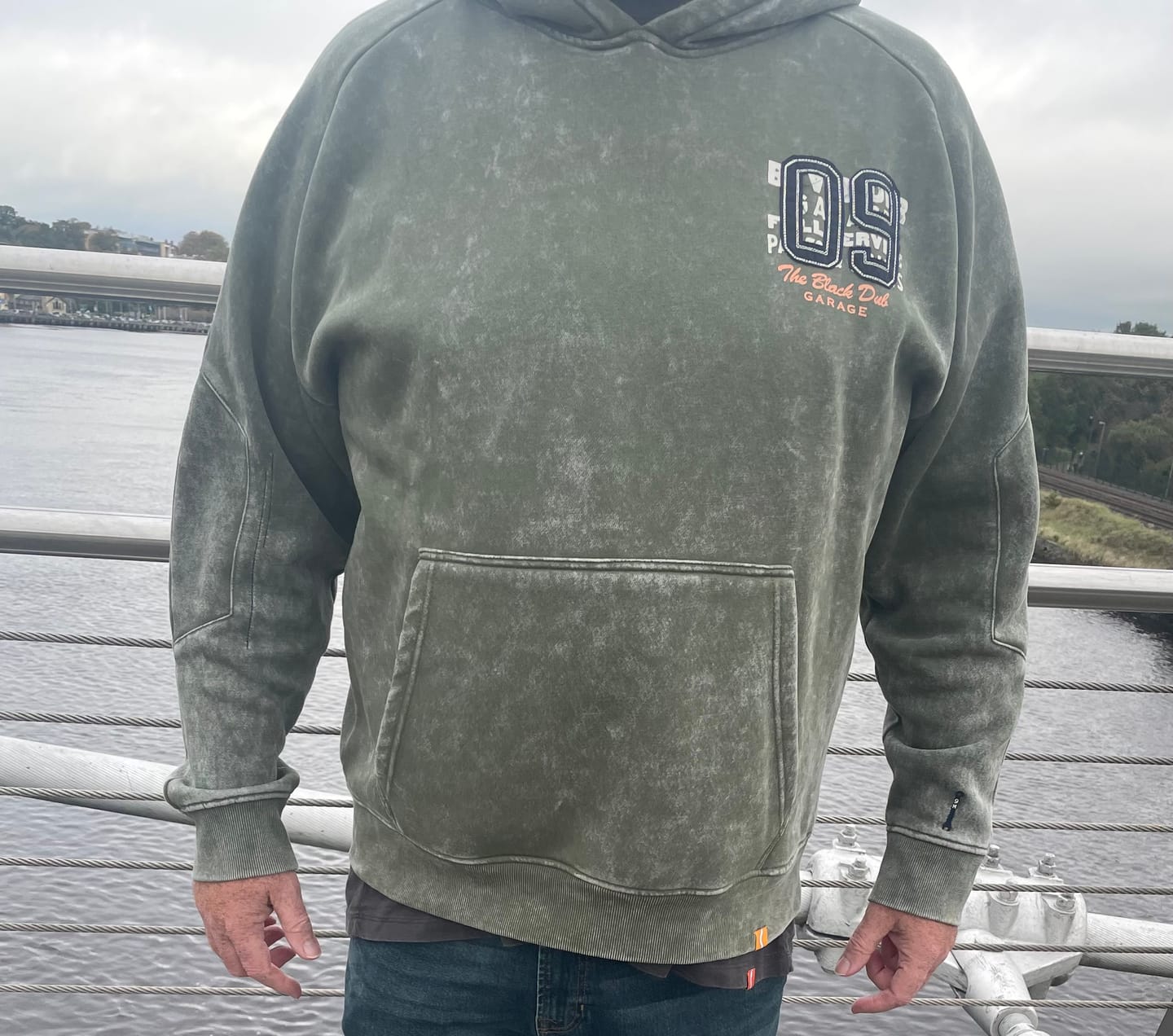 Customer photo review of Green Parts & Spares '09' Hoodie