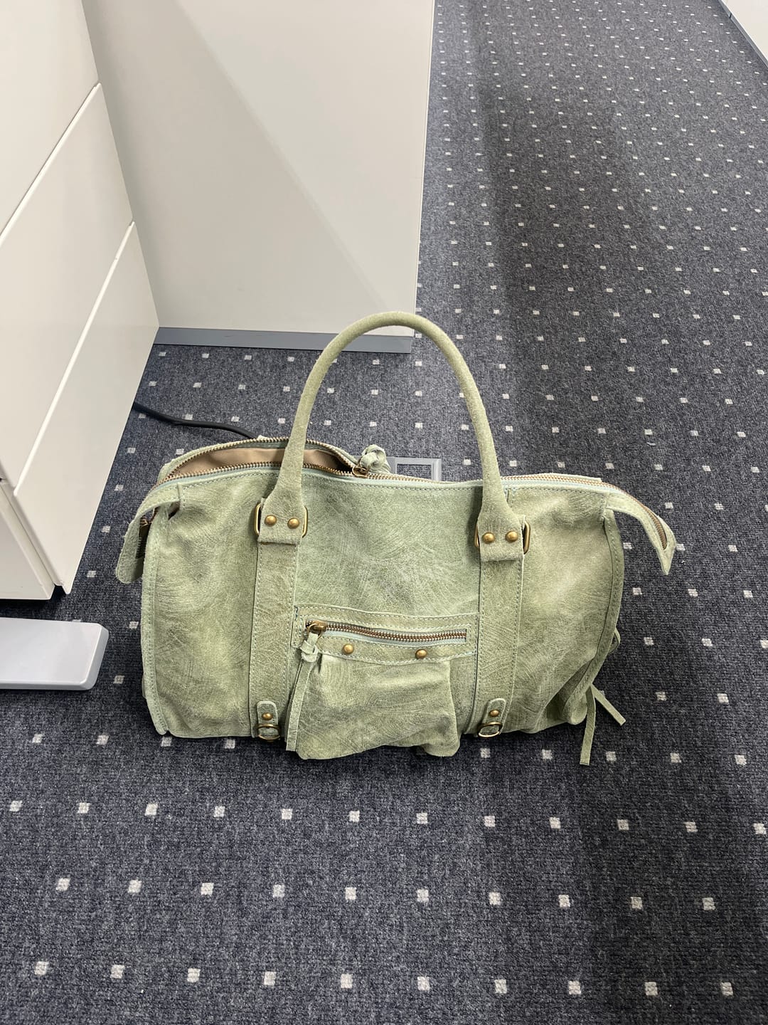 Customer photo review of It girl bag matcha