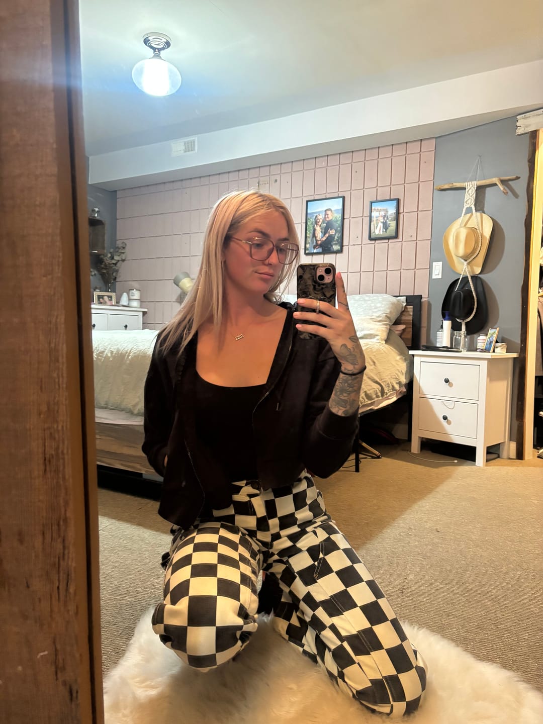 Customer photo review of Gravedigger Carpenter Pant - Checkered