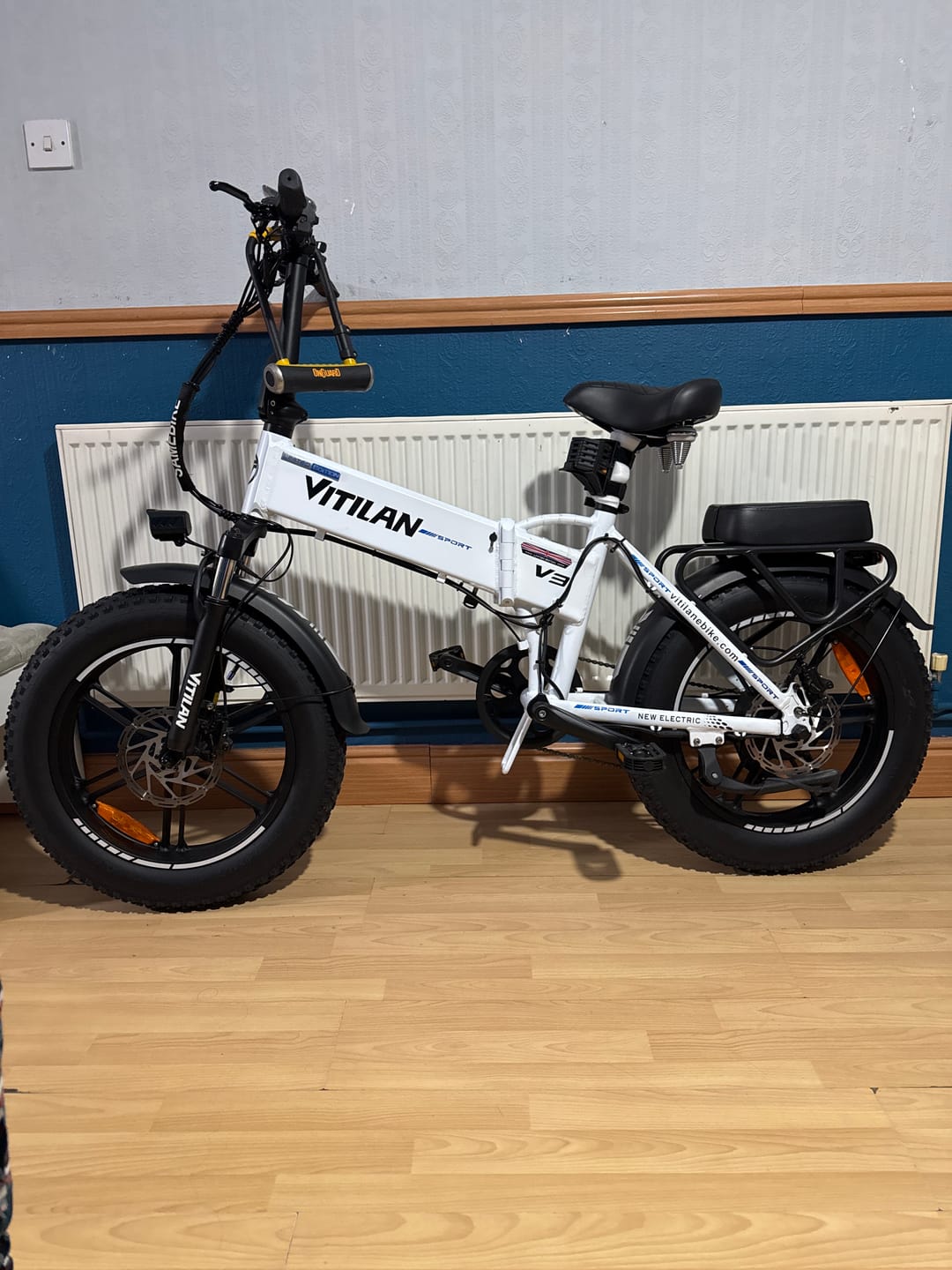 Customer photo review of V3 2.0 Folding Fat Tires Adult All Terrain Electric Bike