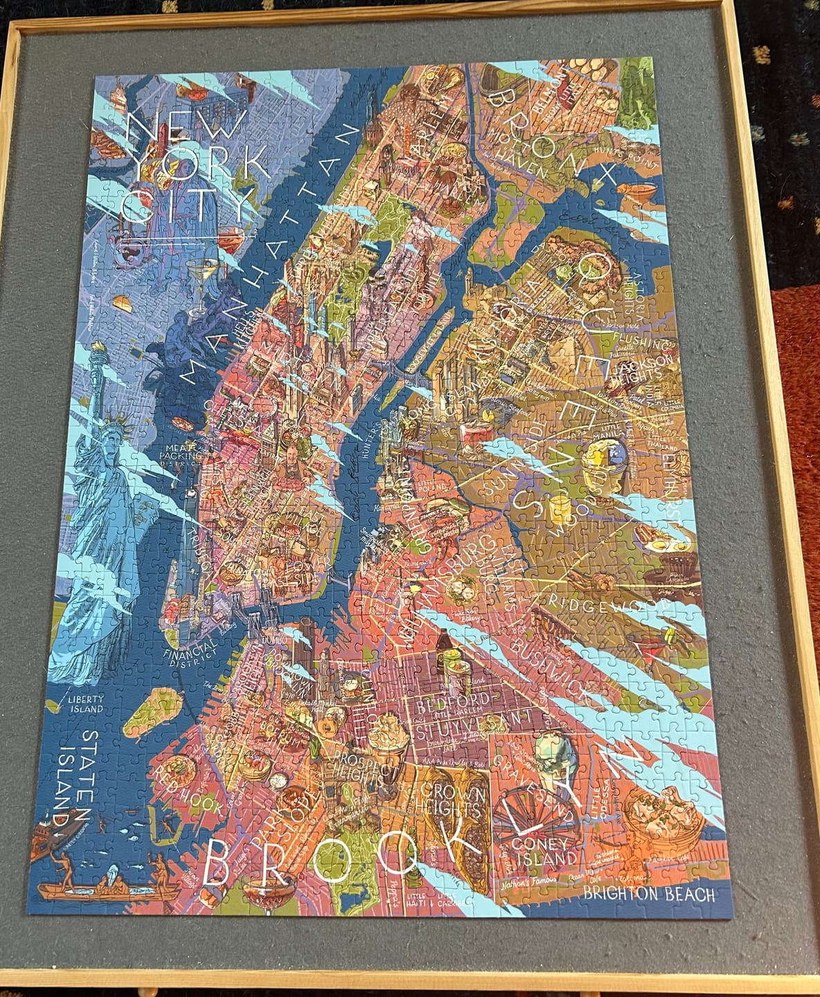 Customer photo review of Gourmet Puzzle - New York