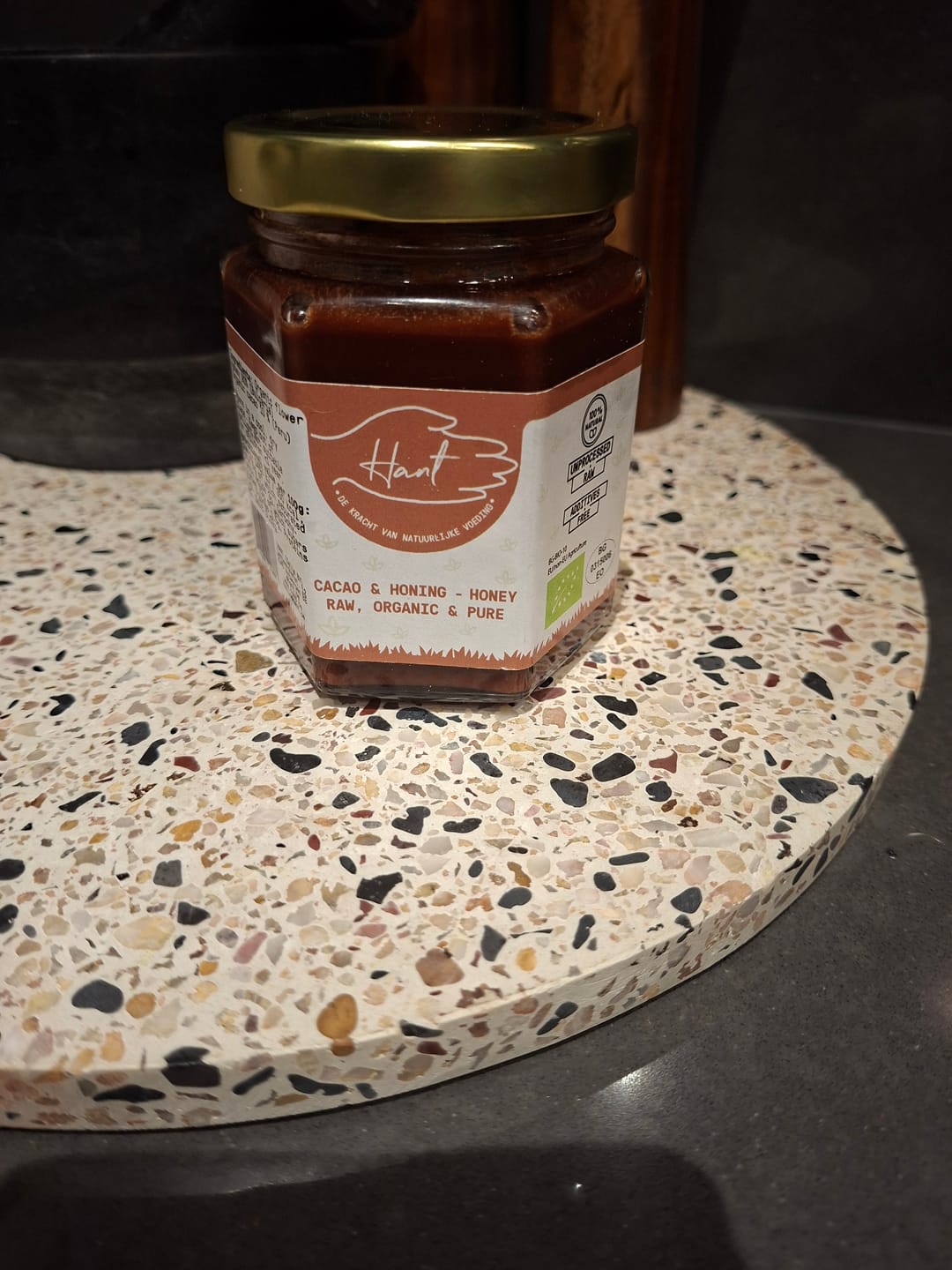 Customer photo review of BIO - MELICAO Gezonde Chocopasta - Rauwe Honing met Cacao – Ongefilterd + GRATIS LEPEL - 250g