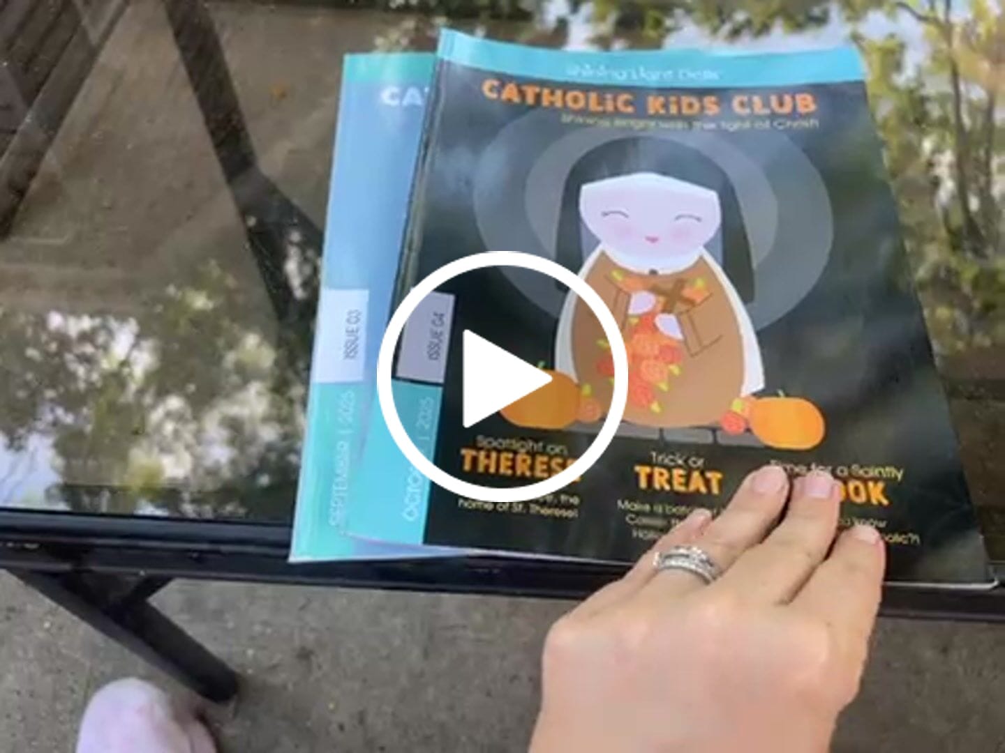 Customer video review of Catholic Kids Club Magazine 1-Year Subscription (12 issues- 1 per month)