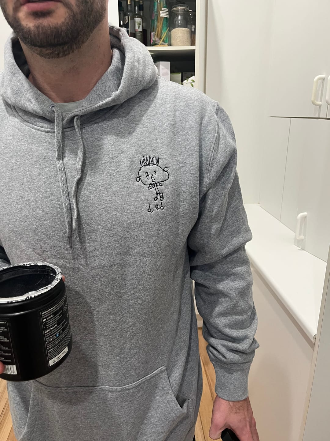 Customer photo review of CUSTOM KID'S DRAWING | HOODIE