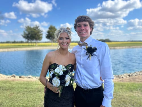 Customer photo review of Champagne Bow Tie