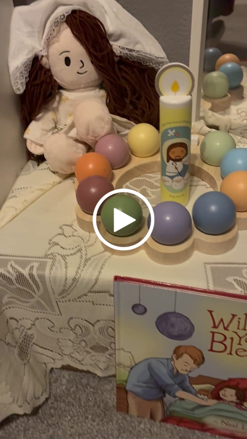Customer video review of Wooden Decade Rosary Ball Set