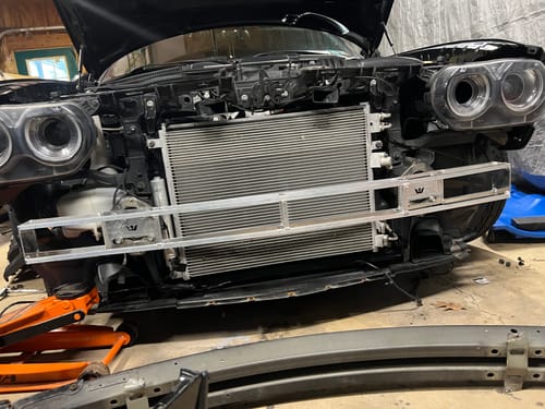Customer photo review of Speedlogix Lightweight Front Bumper Support 2005-2023 Challenger/Charger