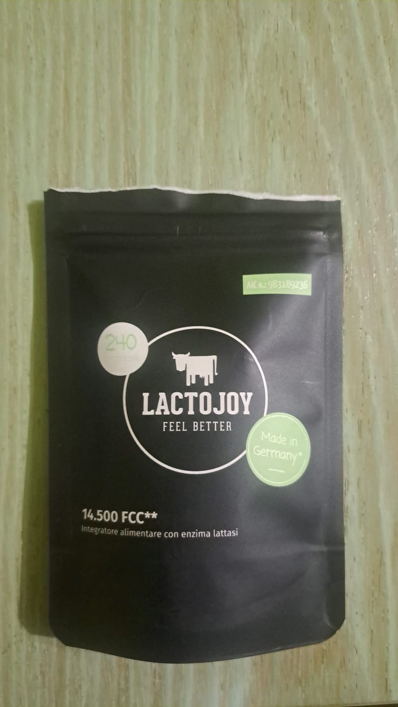 Customer photo review of LactoJoy Lactase Pills - 14.500 FCC - 240 pcs refill bag