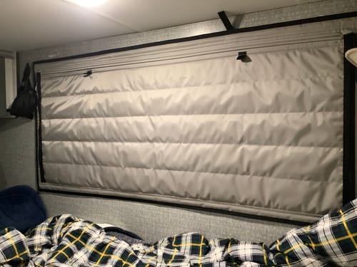 Customer photo review of Transit Ekko - FitRV Bed Shade (Set)