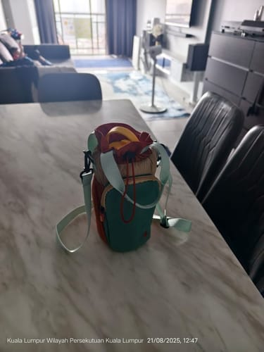 Customer photo review of Wildflower Field Bottle Bag