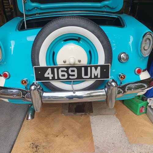 Customer photo review of Extra Long Stalk Retro Chrome Indicators 75mm