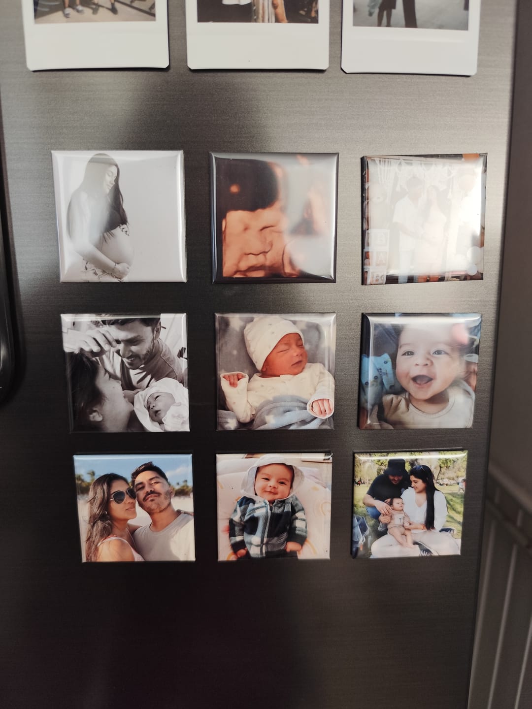 Customer photo review of Pack 9 Imanes personalizados Cuadrados