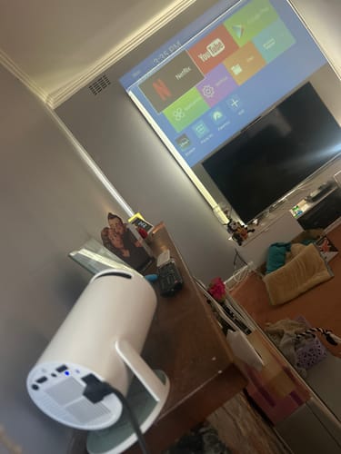 Customer photo review of MovieHub™ Ultra HD Projector