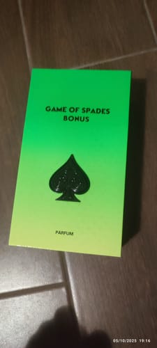 Customer photo review of Perfume Unisex Game Of Spade BONUS 100ml edp