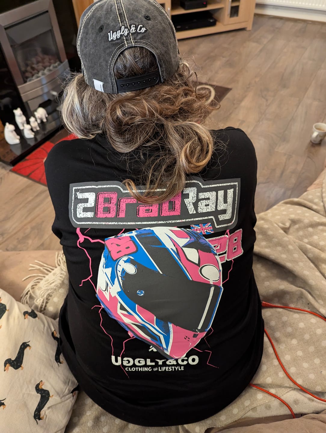 Customer photo review of Brad Ray ‘Electric’ Tee