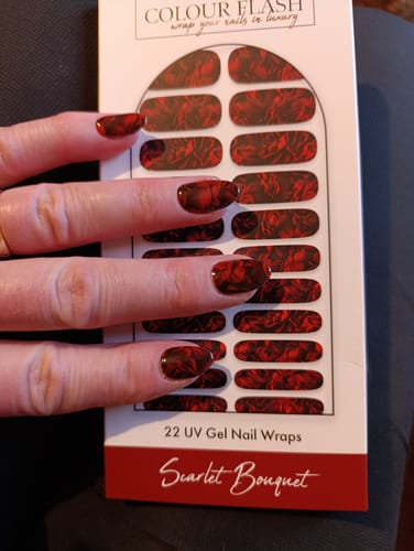 Andrea F. review of UV Gel: Scarlet Bouquet image 1 out of 1