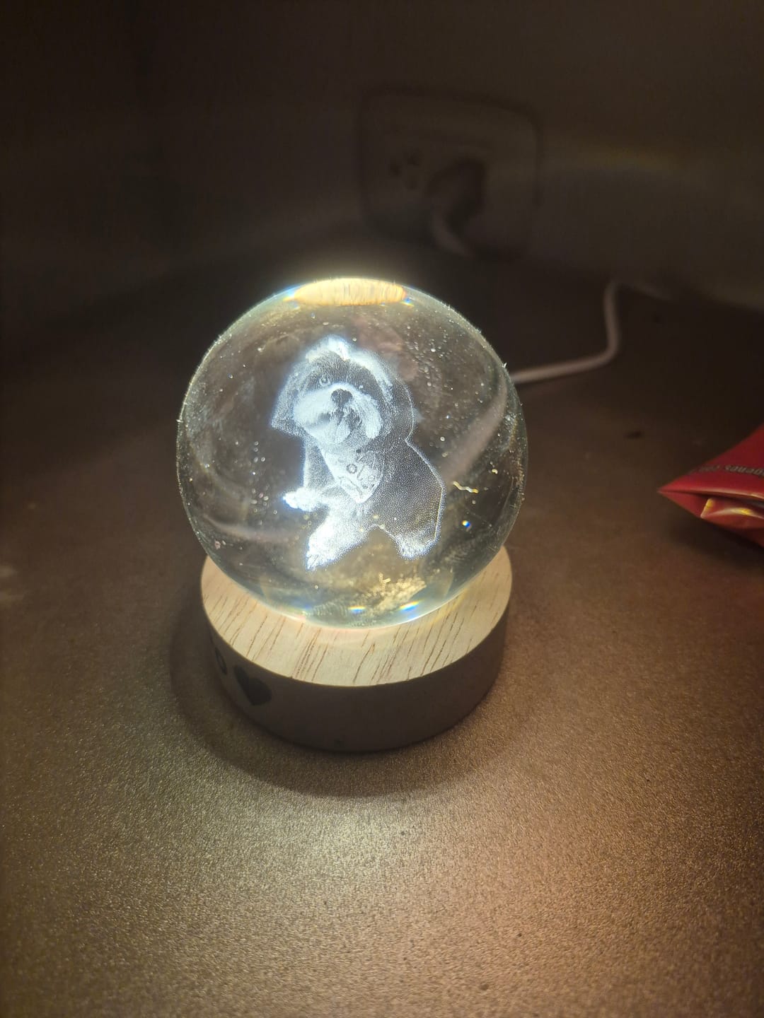 Customer photo review of Esfera de Cristal