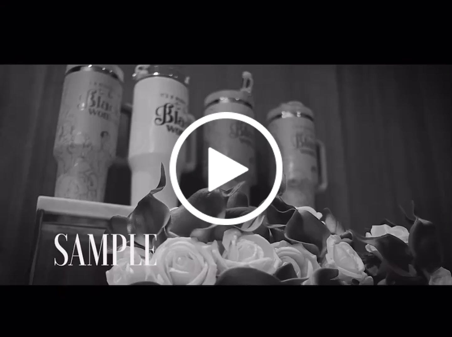 Customer video review of Pink “Royalty Blossomed” 40oz Insulated Tumbler – "It’s a Beautiful Day to be a Black Woman"