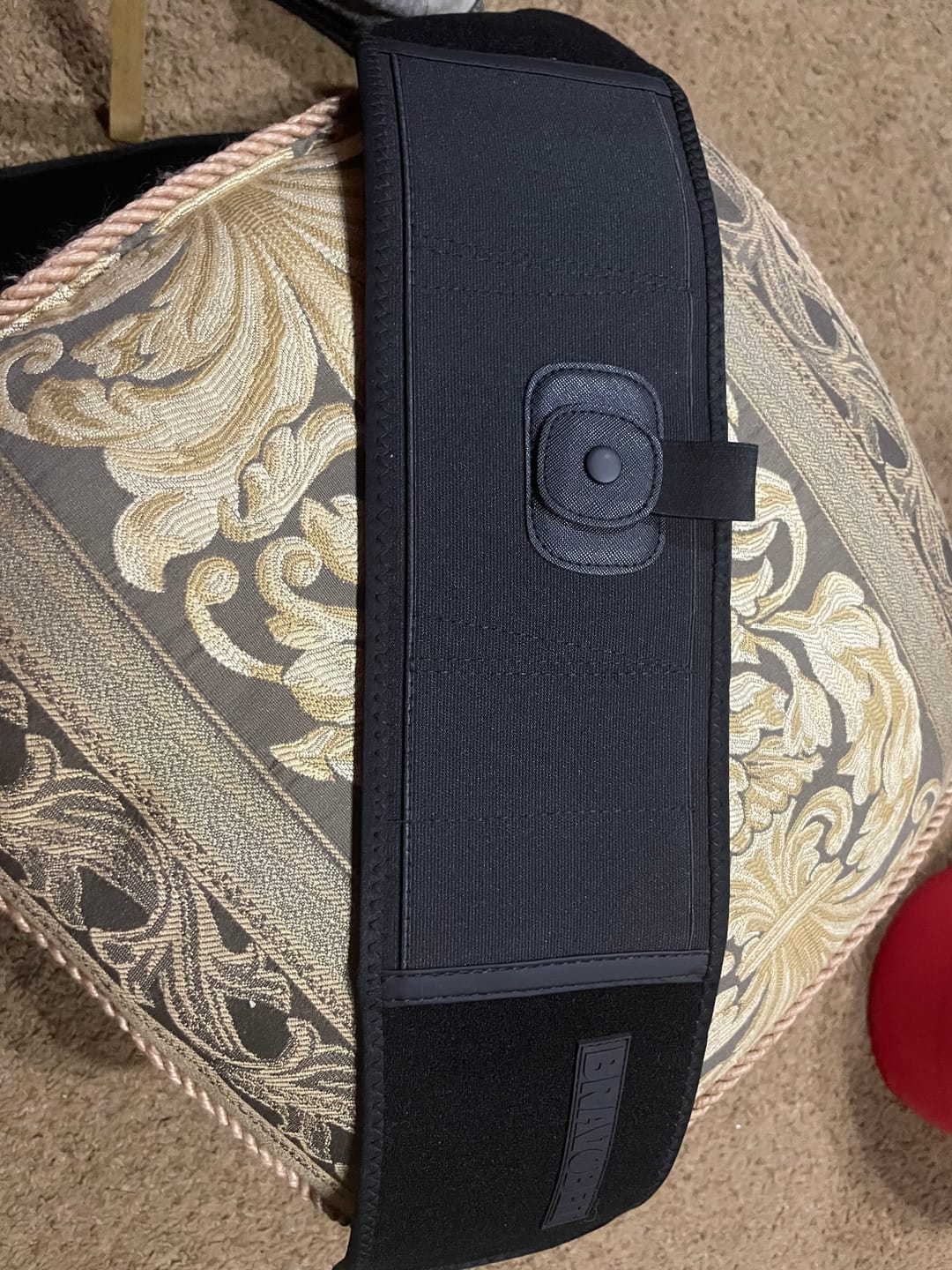 Customer photo review of BravoBelt Laser Fit Edition - Belly Band Holster for Concealed Carry | Compatible with Red Dot, Lasers & Tactical TLR Light Systems -Unisex (Black)
