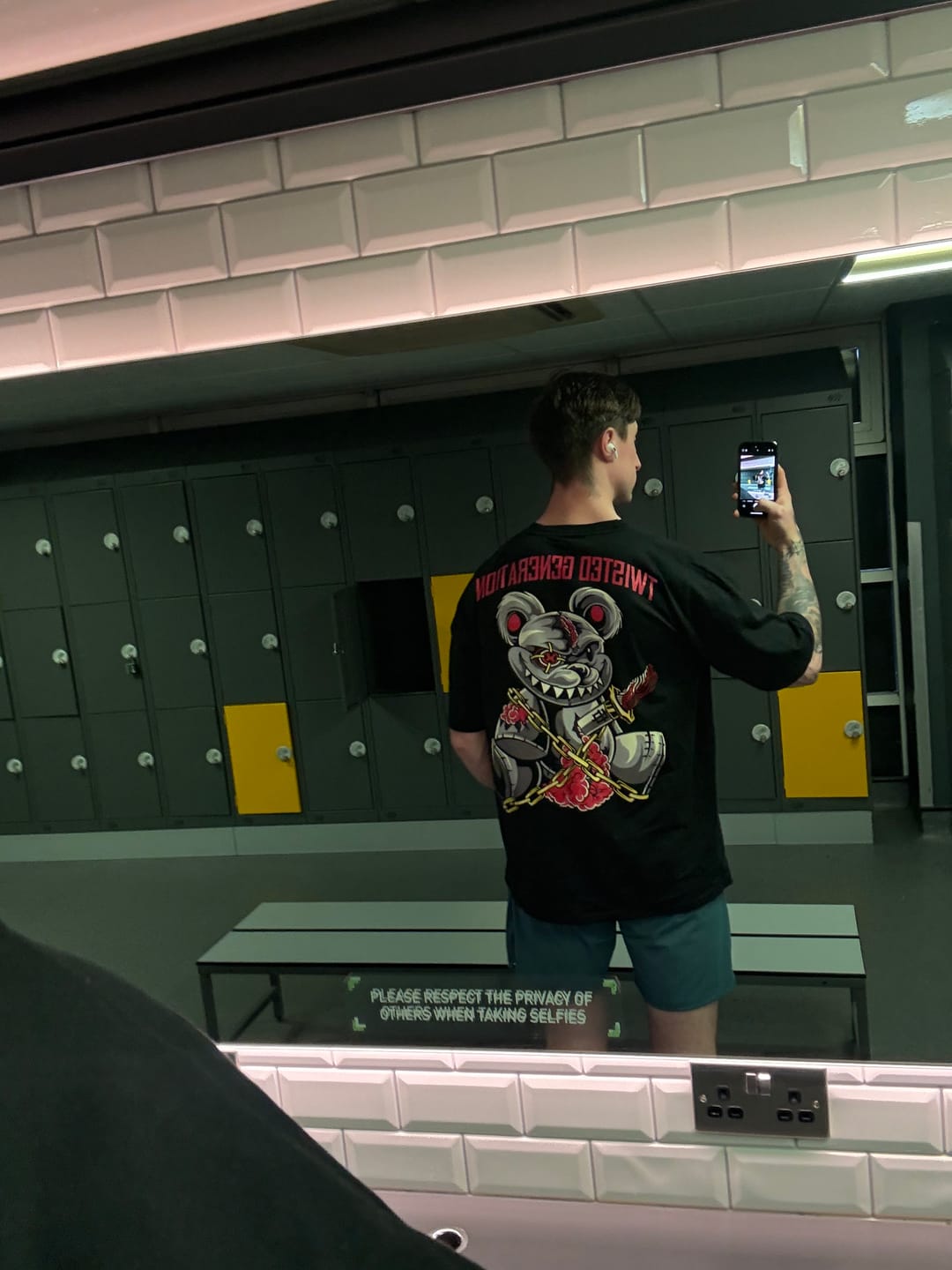 Customer photo review of Psycho Teddy Oversized T-shirt