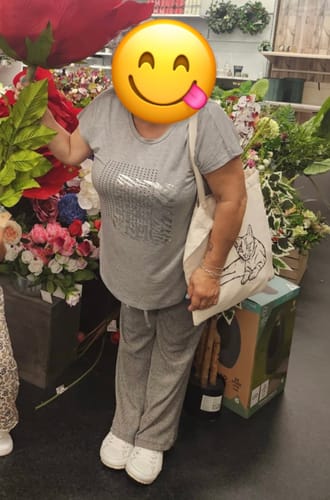 Customer photo review of Zapatilla A1. Blanca Romero