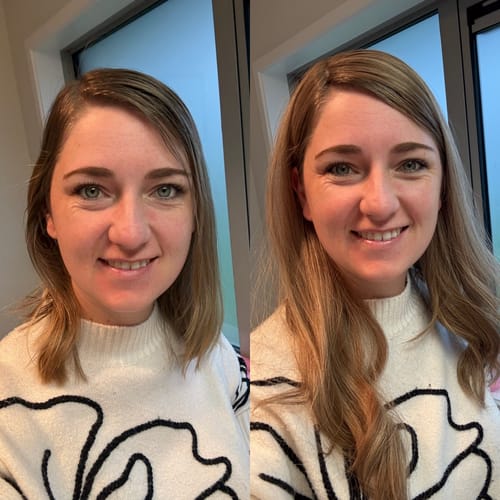 Customer photo review of Toasted Vanilla // Silk Topper