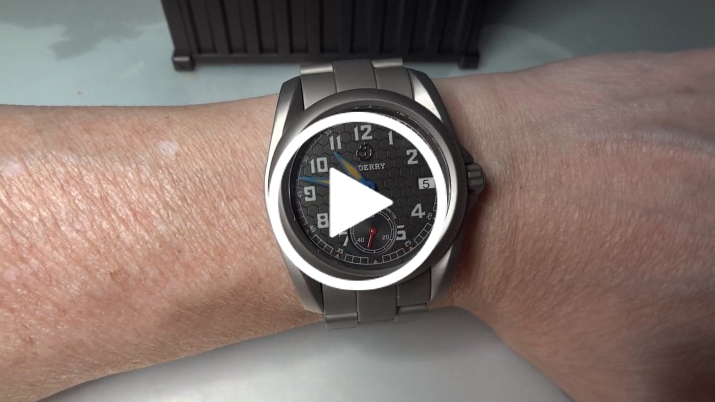 Customer video review of VOYAGER S72 – 72-Hour Power Reserve Titanium Automatic Field Watch, 100M Water Resistant | Grey/Bracelet
