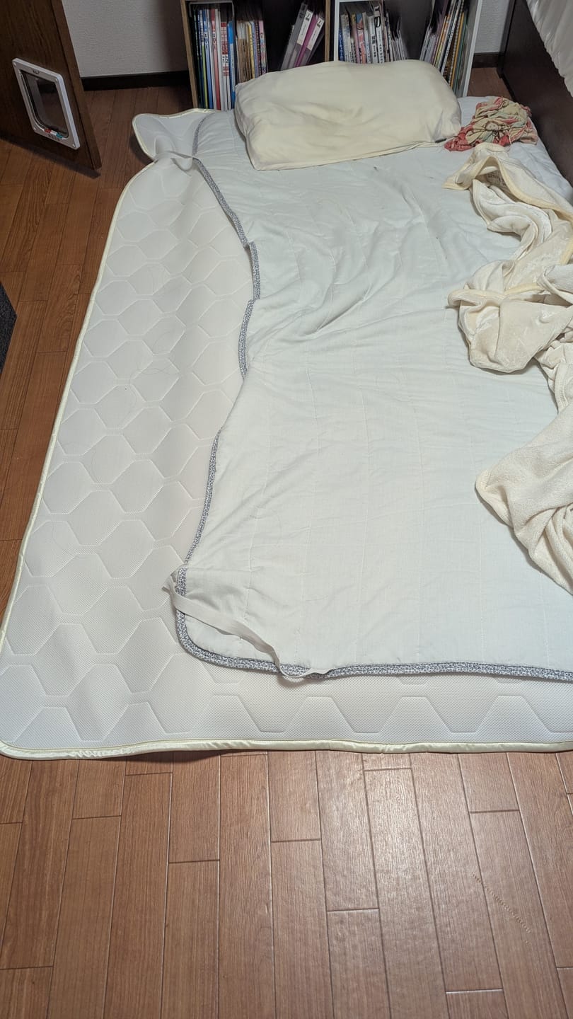 Customer photo review of SLEEP HEXAGON　上位版ホルミシスベッドパッド