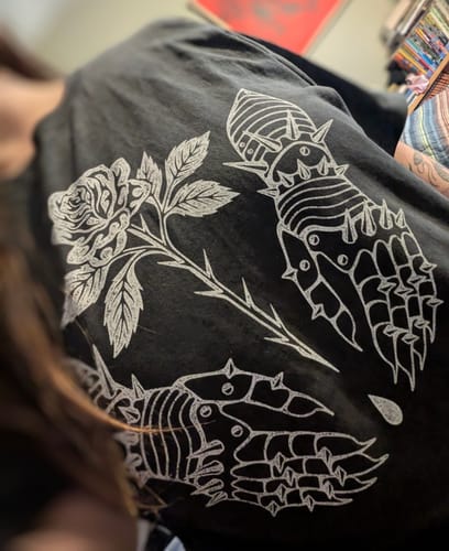 Customer photo review of Arma Mitis Heavy Faded Tee