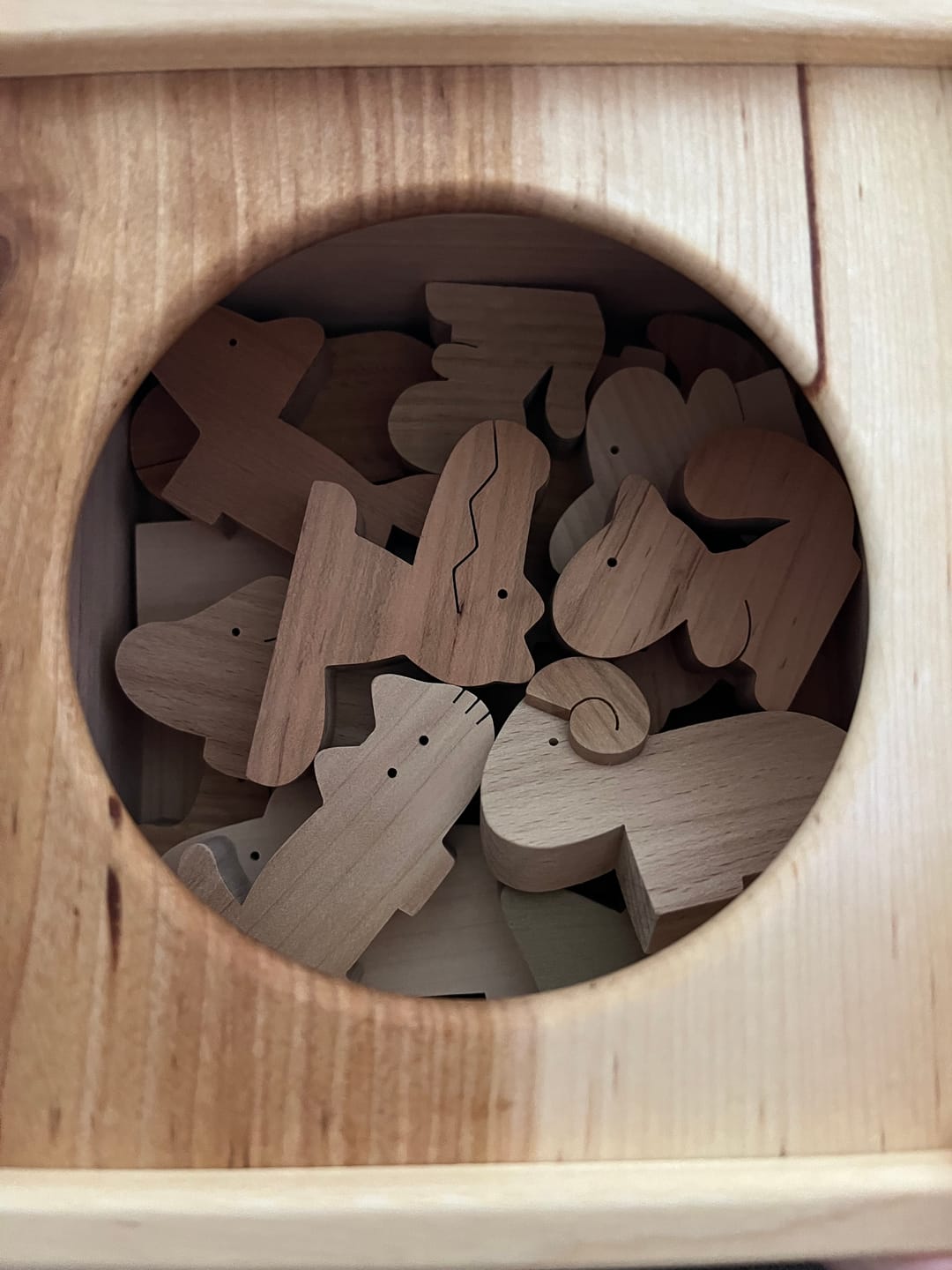Customer photo review of 動物積み木