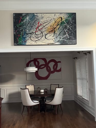 Customer review photo for Abstract Expressionist Art #AEA021