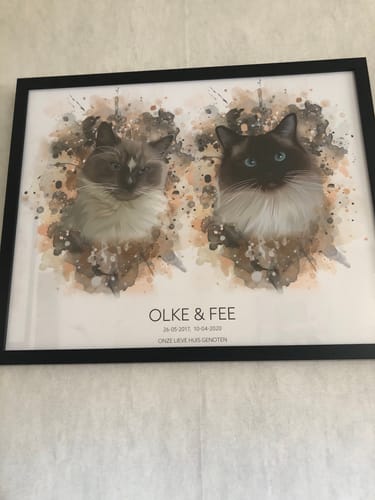 Customer photo review of Waterverf Portret
